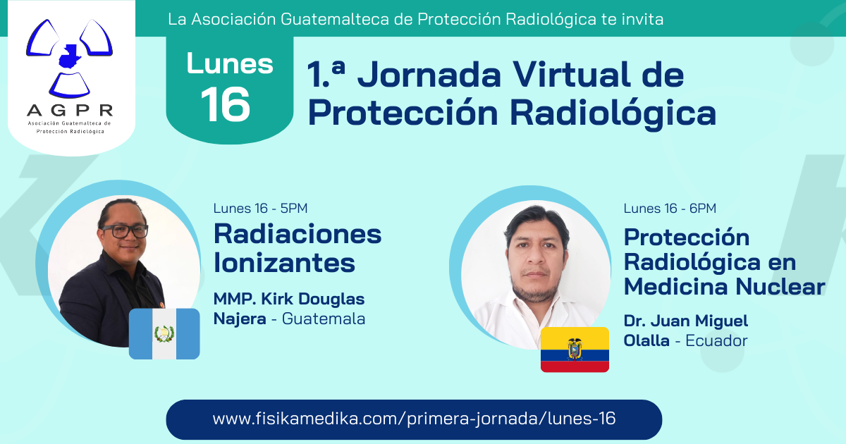 Portada - 1.ª Jornada Virtual de Protección Radiológica - Lunes 16