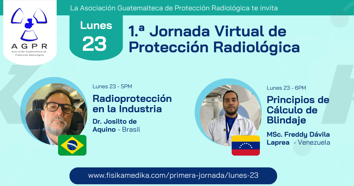 Portada - 1.ª Jornada Virtual de Protección Radiológica - Lunes 23