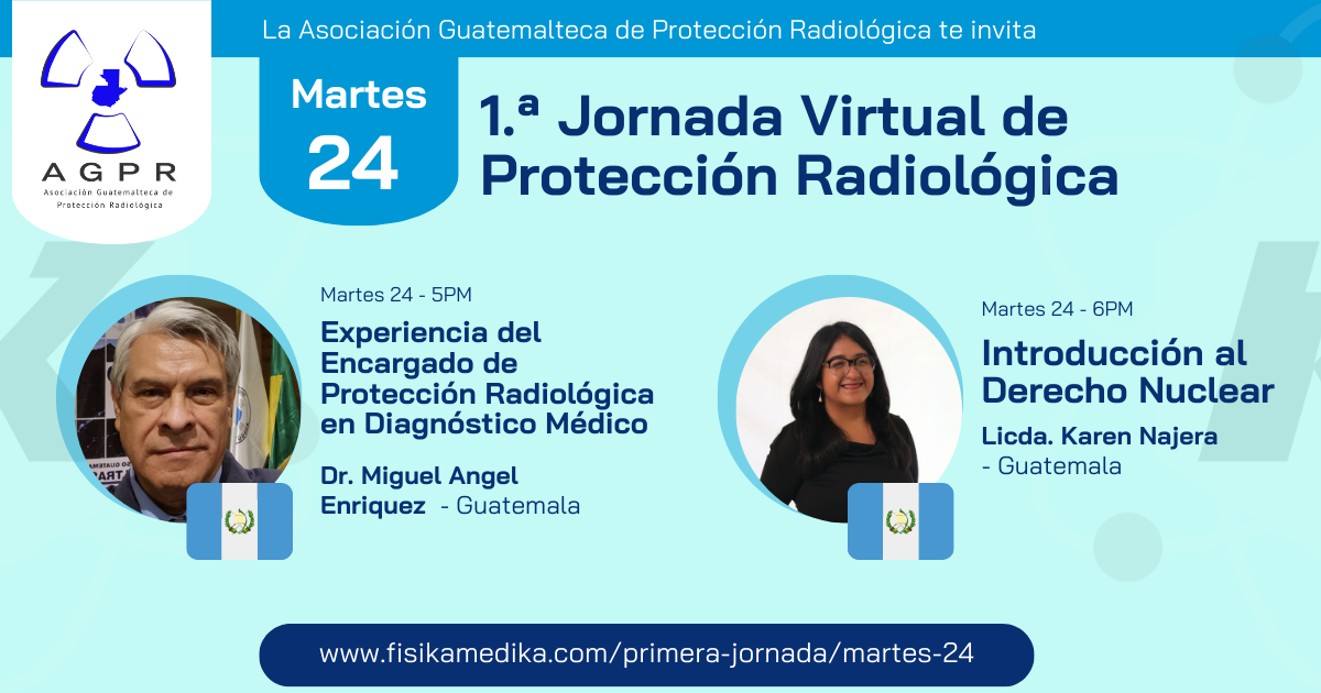 Portada - 1.ª Jornada Virtual de Protección Radiológica - Martes 24